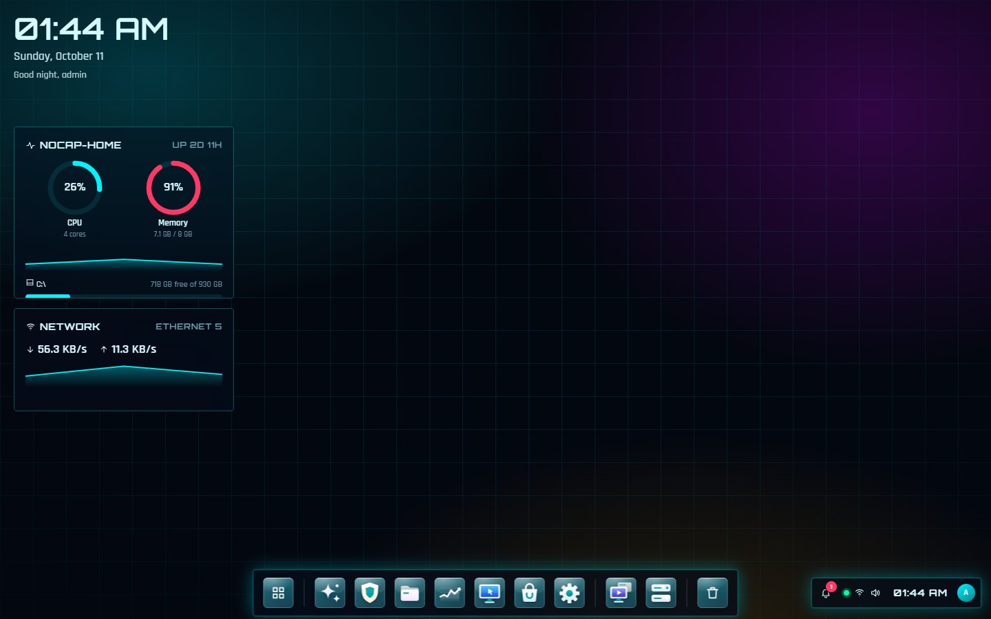 Cyber-Deck theme